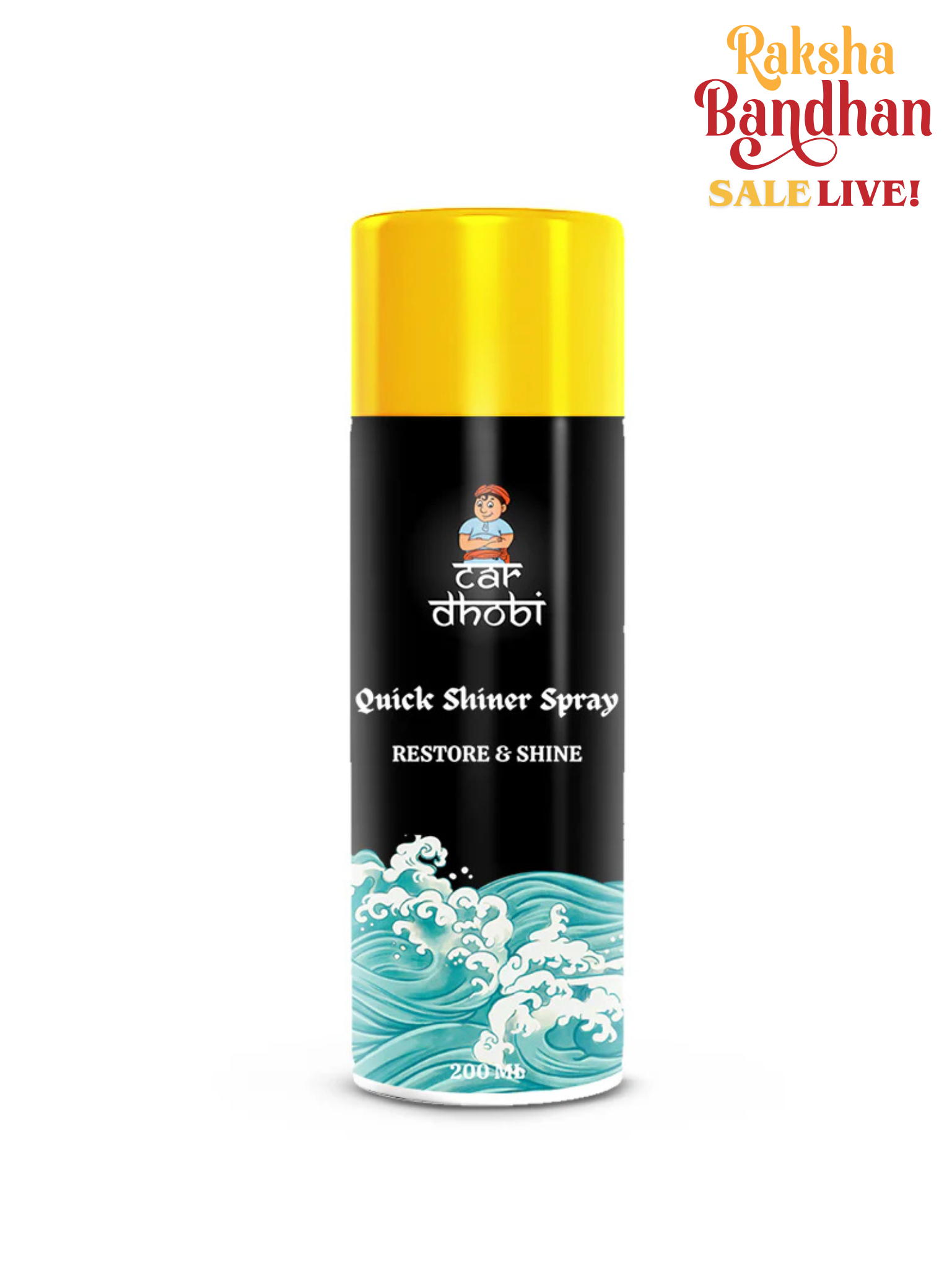 Quick Shiner Spray - 200ml | For Cars & Bikes