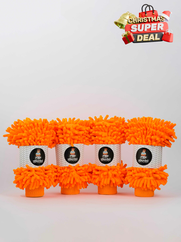 Microfiber Car Wash Mitt- Medium (Pack of 4)