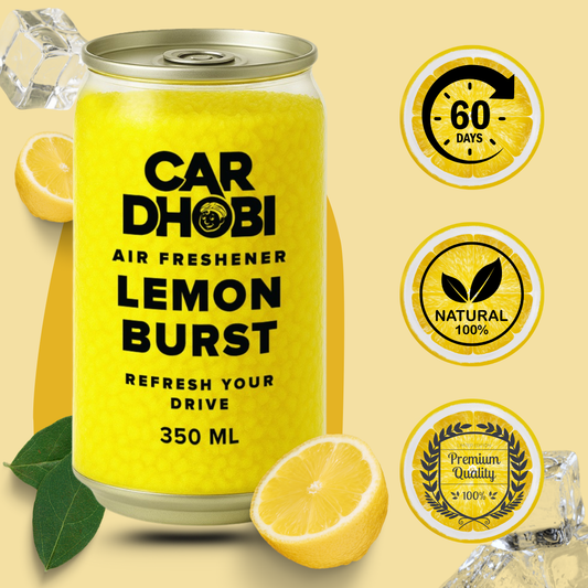 Car Dhobi Air Freshener (350ml) – French Vanilla, Lemon Burst & Combo Pack of 2