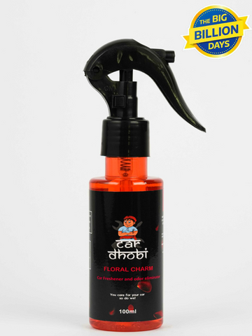Car Freshner & Odor Eliminator- Floral Charm (Rose)