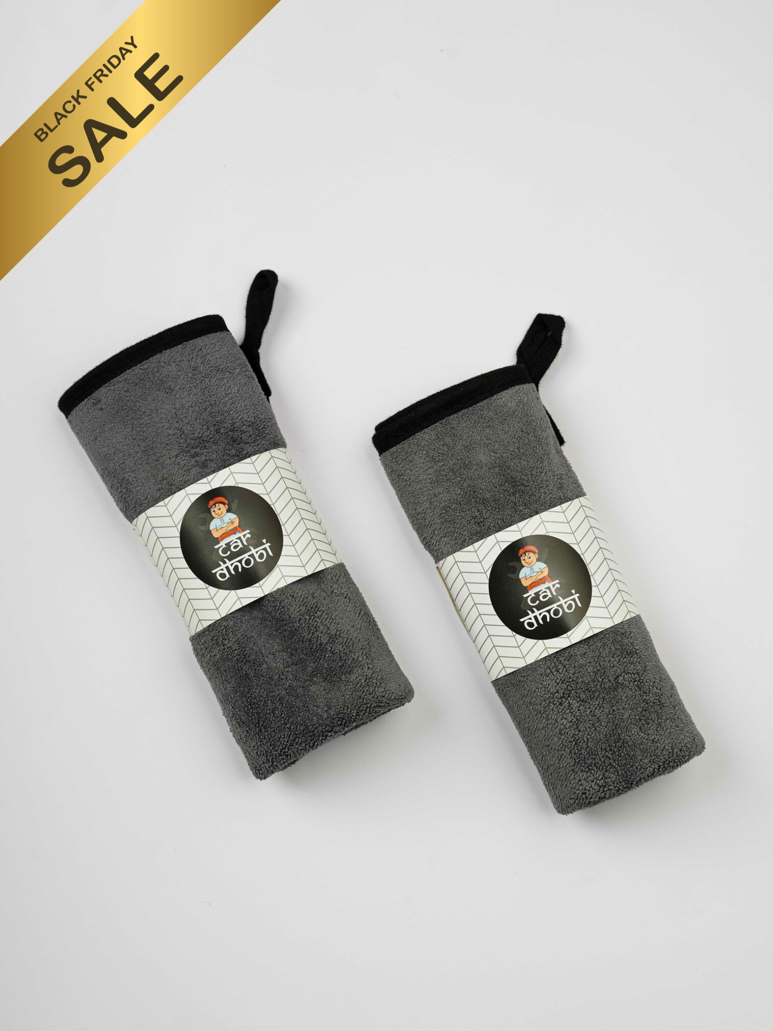 Car Dhobi Elite 600 GSM Microfiber Cloth (Pack of 2)