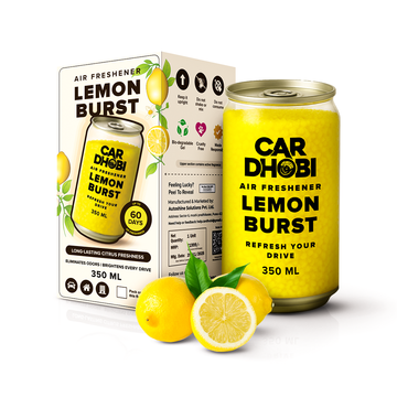 Car Dhobi Air Freshener (350ml) – French Vanilla, Lemon Burst & Combo Pack of 2
